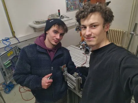 Jakub a Ondřej z 3DOK ve své dílně v Liberci